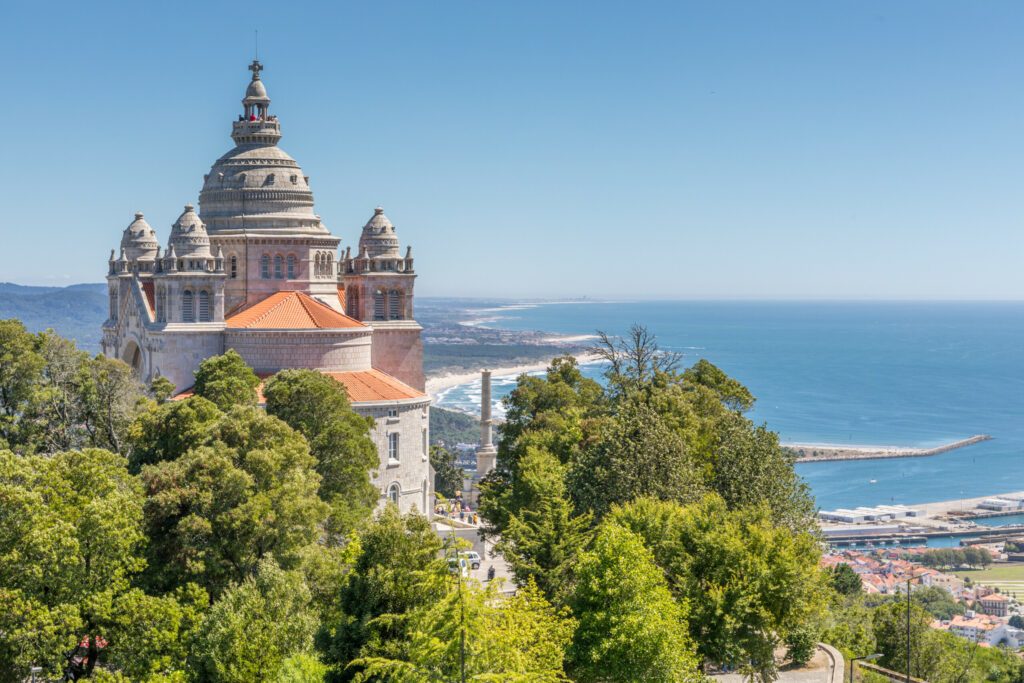 La basilique de Viana do Castelo, une des plus belle ville du Portugal