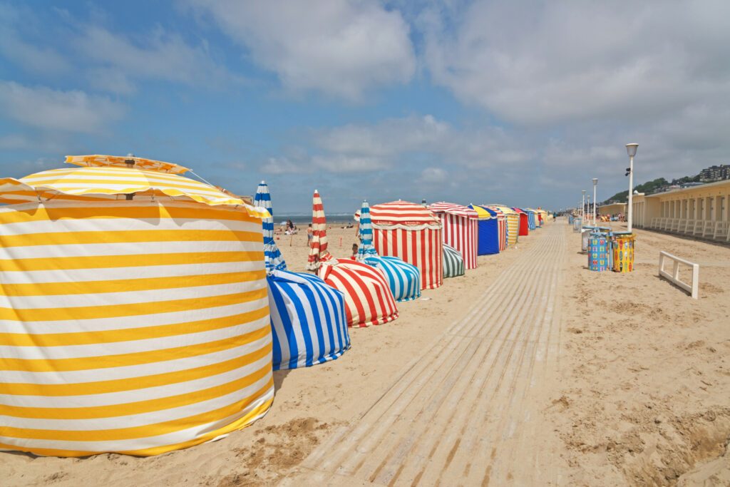 La plage de Deauville