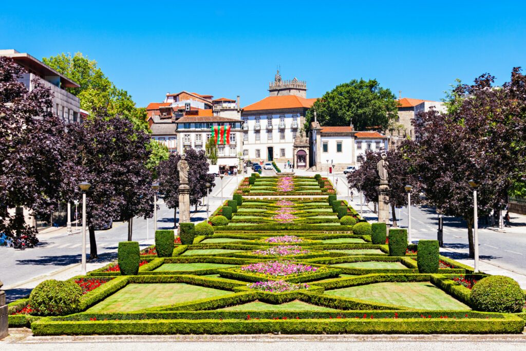 La ville de Guimaraes au Portugal