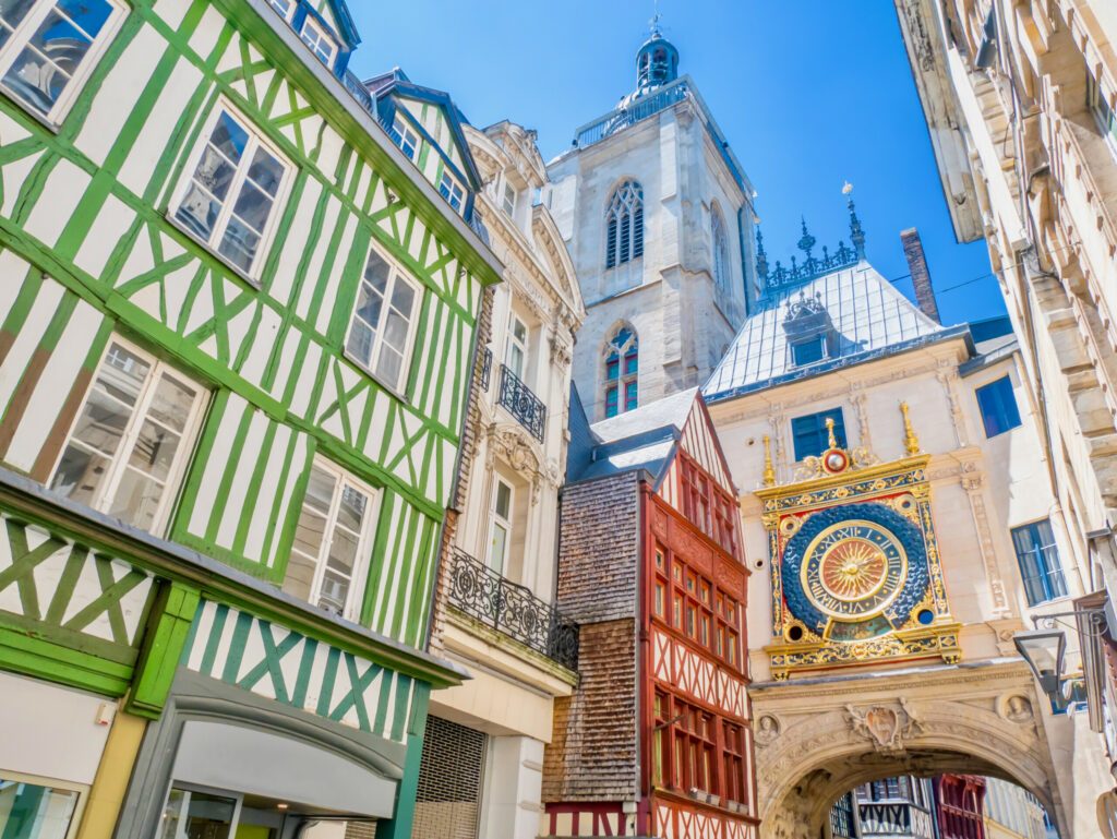 Rouen, rue du Gros-Horloge, Normandie