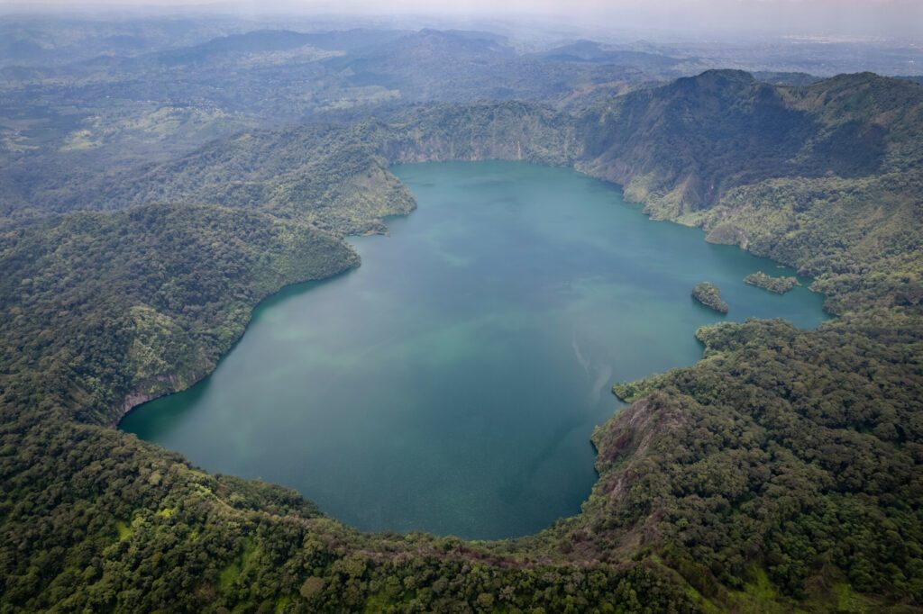 Ngosi Crater lake, Mbeya, Tanzania, Africa