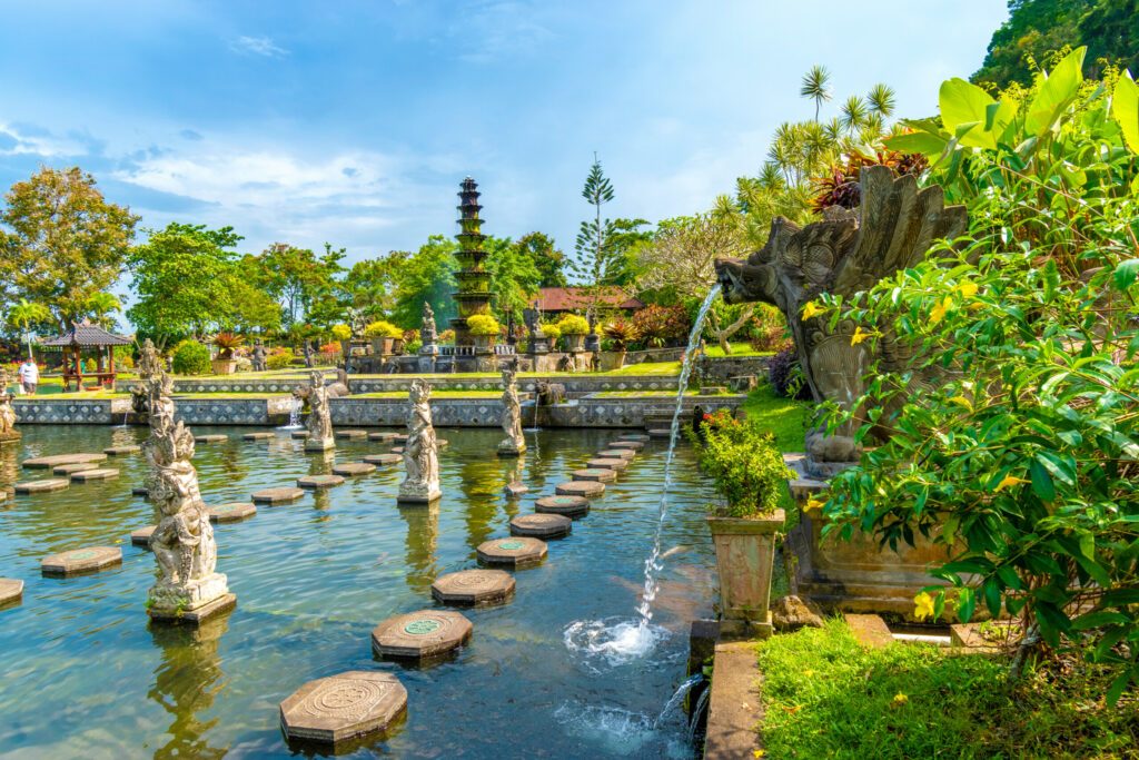 Water Palace of Tirta Gangga in East Bali, Indonesia