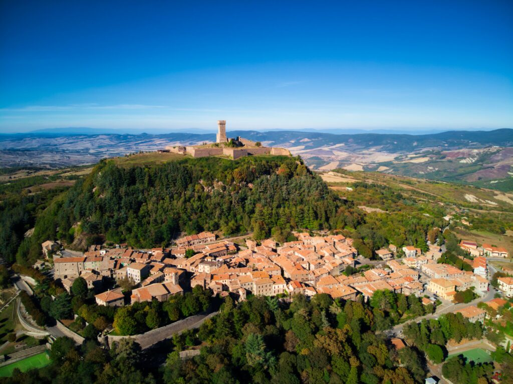 Medieval village of Radicofani in Tuscany