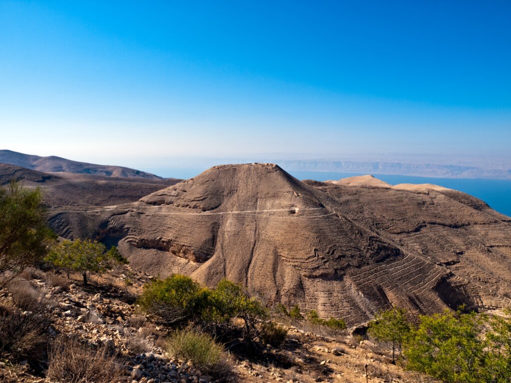 Paysage de Jordanie à Mukawir