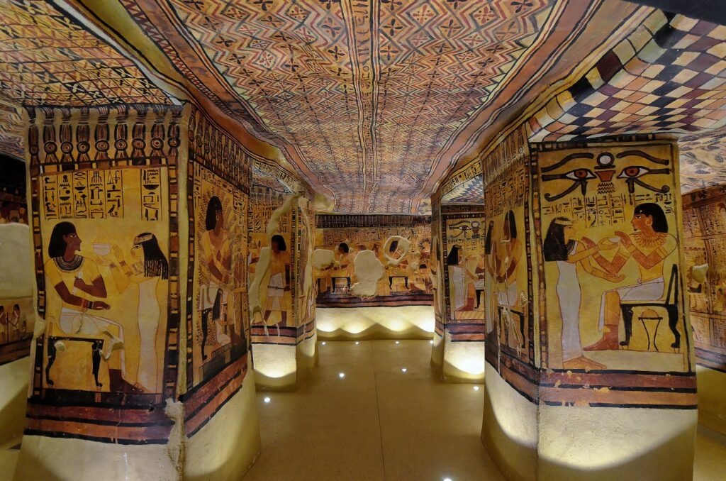 La galerie égyptienne du musée