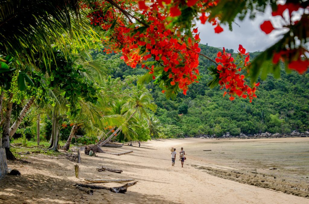 Plage à Nosy Be