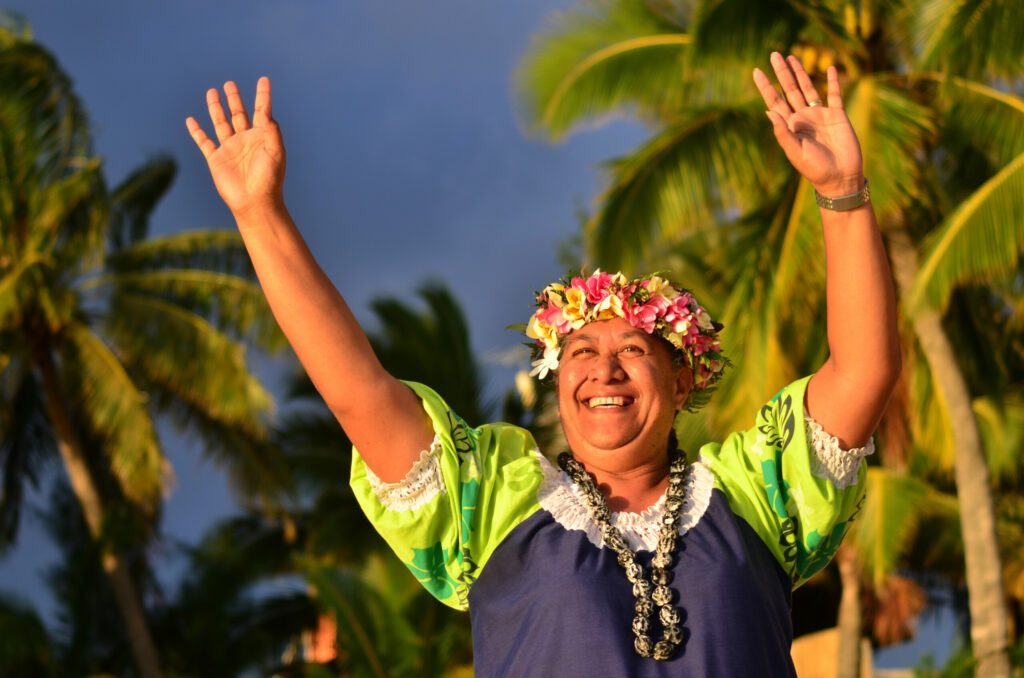 Mature Polynesian Pacific Island Woman