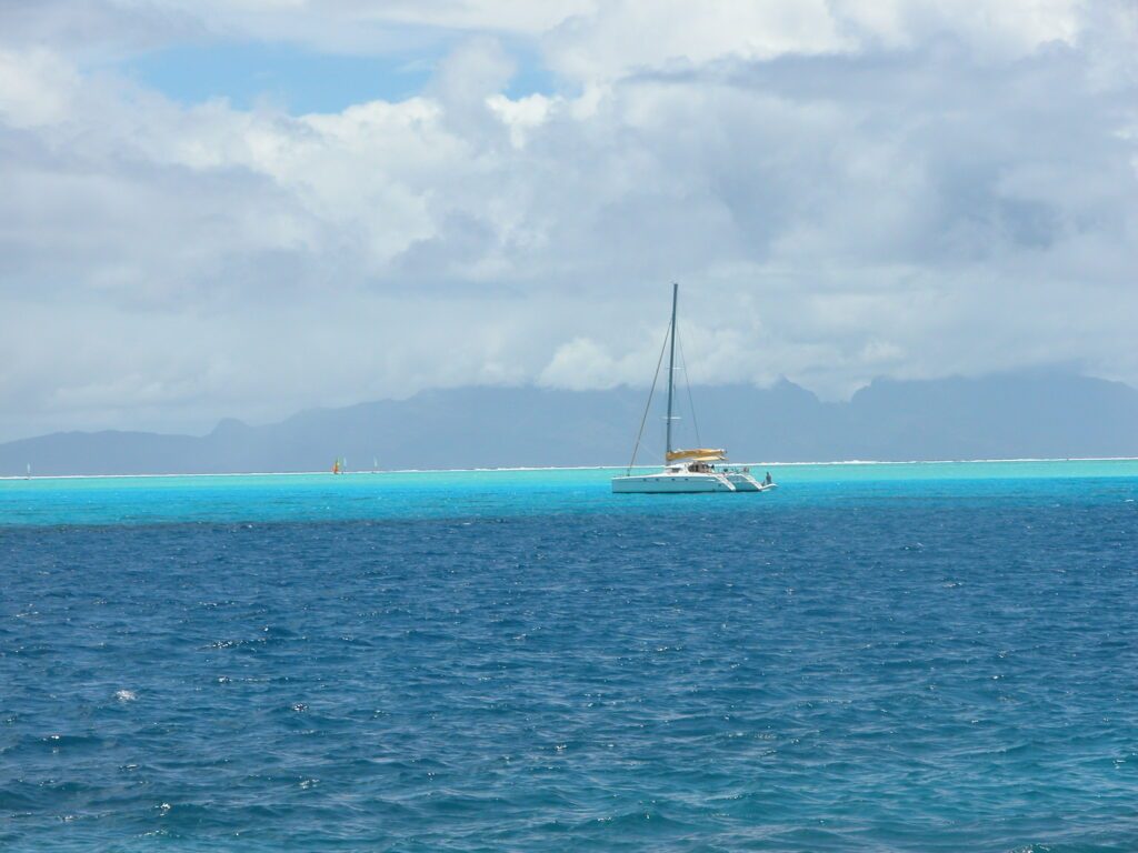 catamaran en polynésie