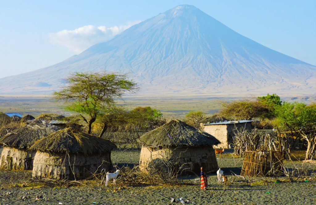 Pueblo rural en Tanzania