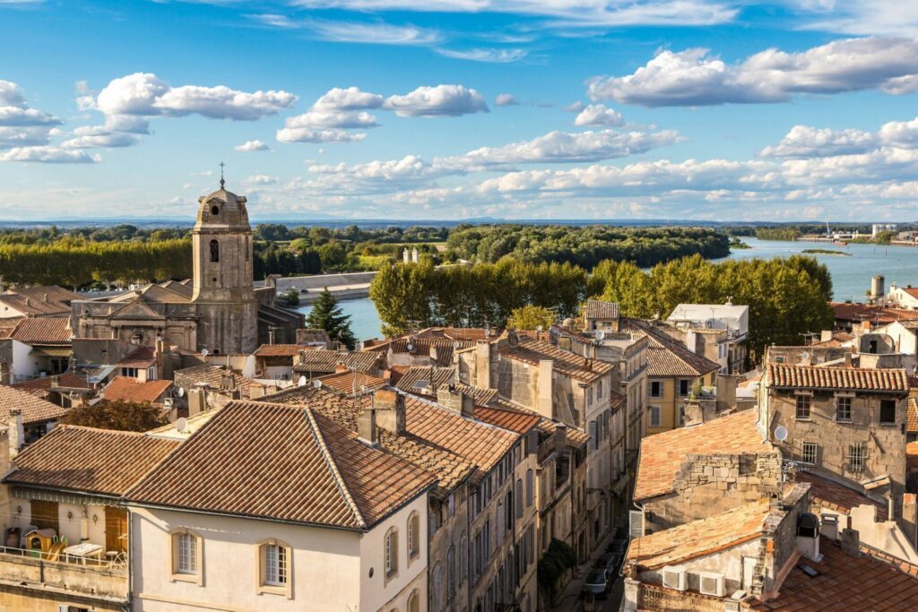 La ville d'Arles en Camargue
