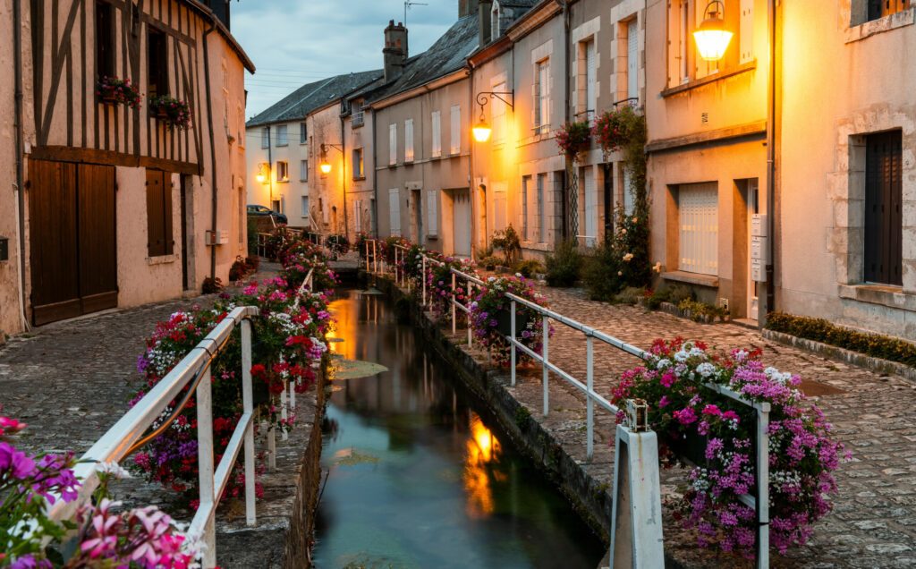 Evening in Beaugency Loiret