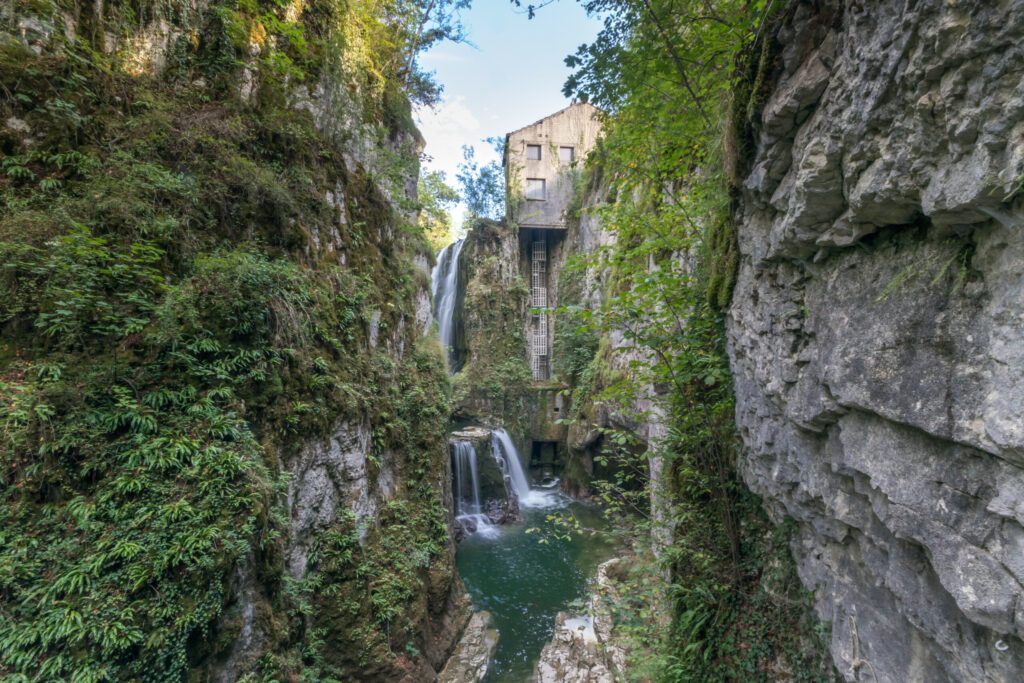 Gorges & waterfalls of Langouette in Planches en Montagnes, Jura