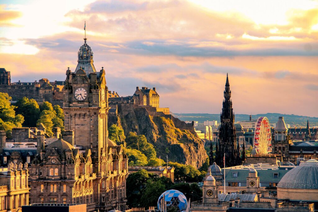 Edinburgh skyline, Scotland