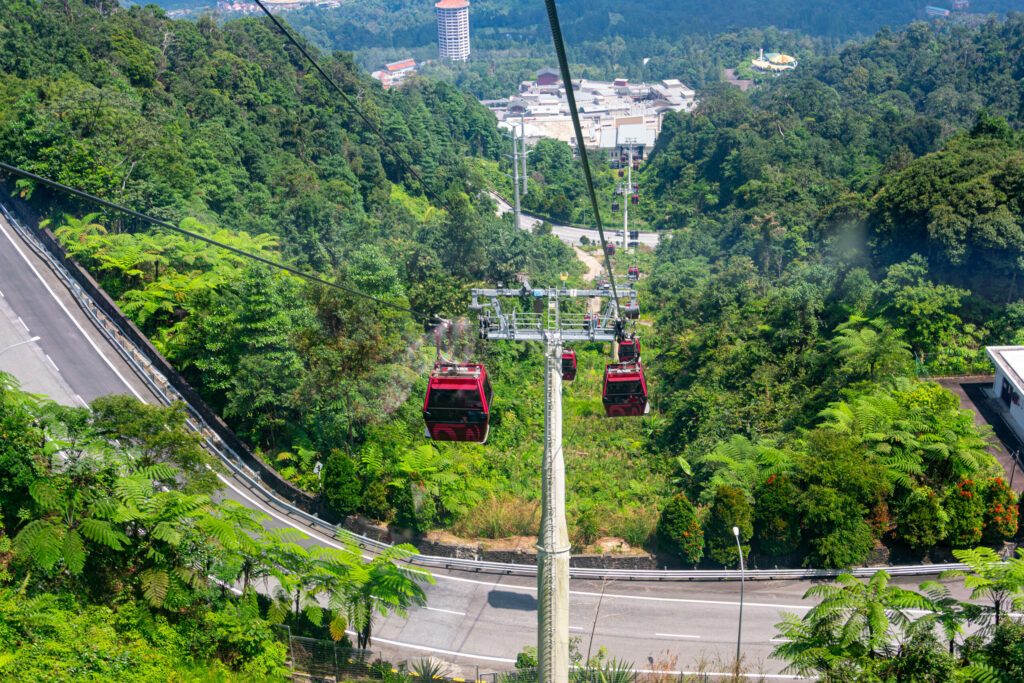 skyway cable car , sky view genting highland