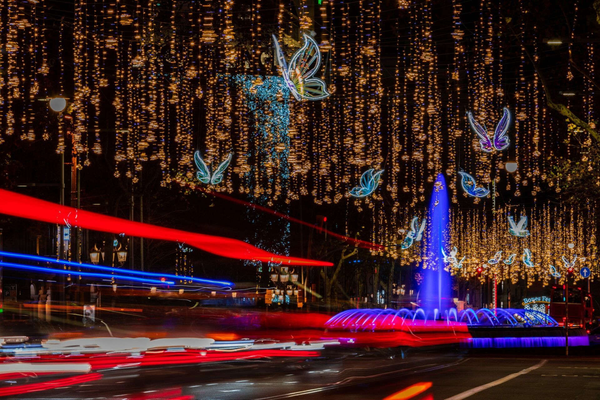 Illuminations de Noël à Barcelone