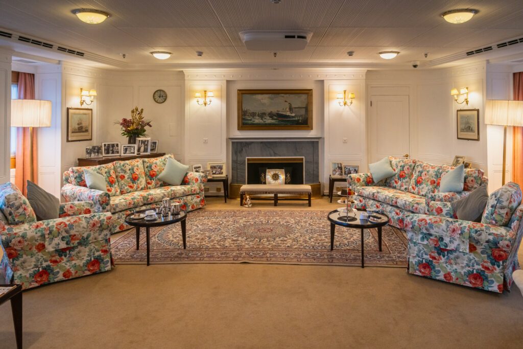 L'intérieur du Royal Yacht Britannia à faire à Édimbourg