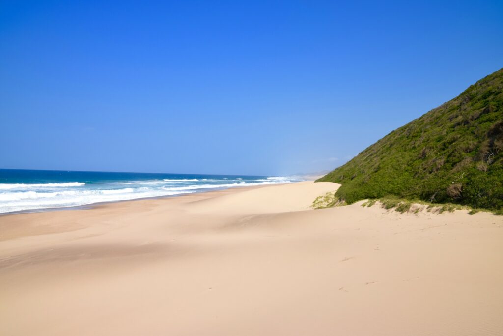 Paysage naturel de la baie de Sodwana