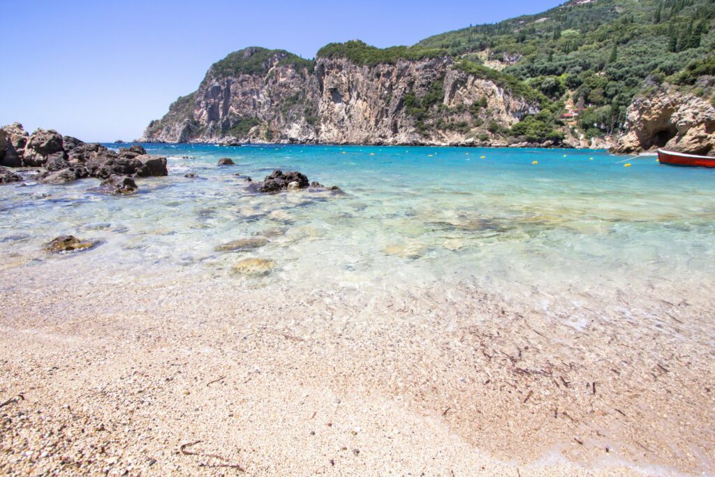 Ampelaki bay, Paleokastritsa, Corfu, Greece