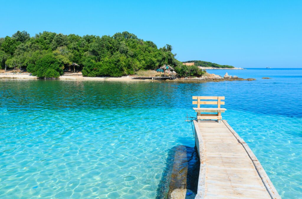 Ksamil beach, Albania.