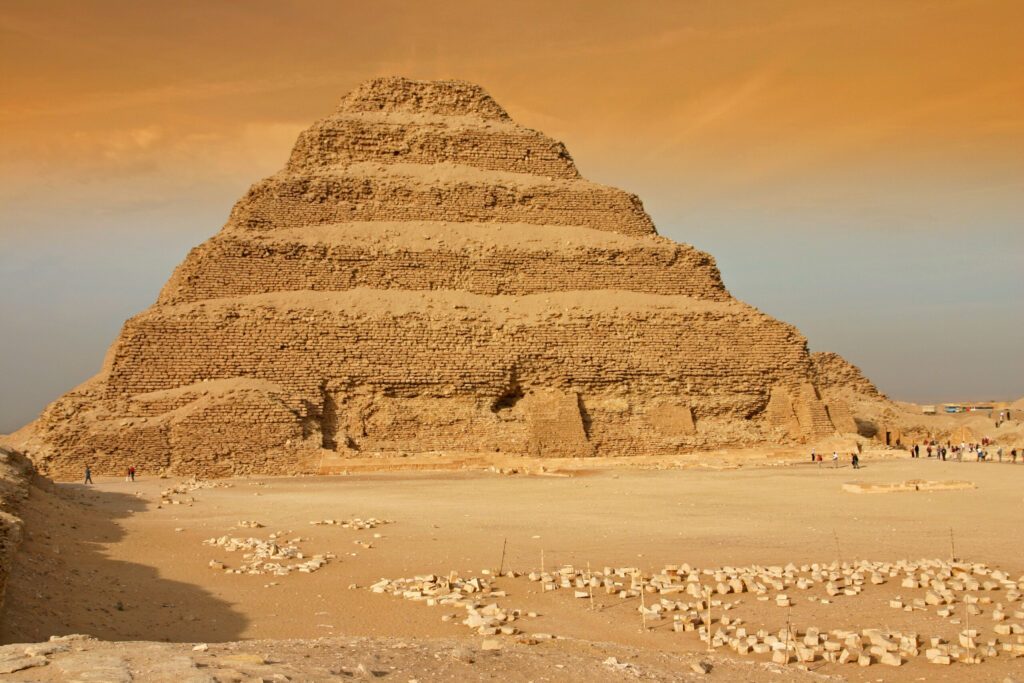 La Pyramide de Djeser dans photos d'Egypte