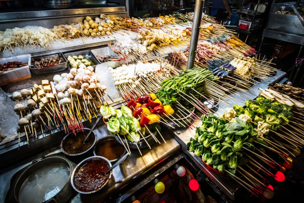 Jalan Alor Street Food Market Kuala Lumpur Malaysia