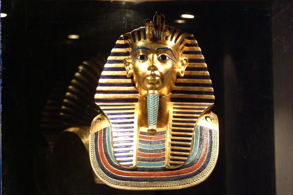 Egypte Le caire musée Toutankhamon masque