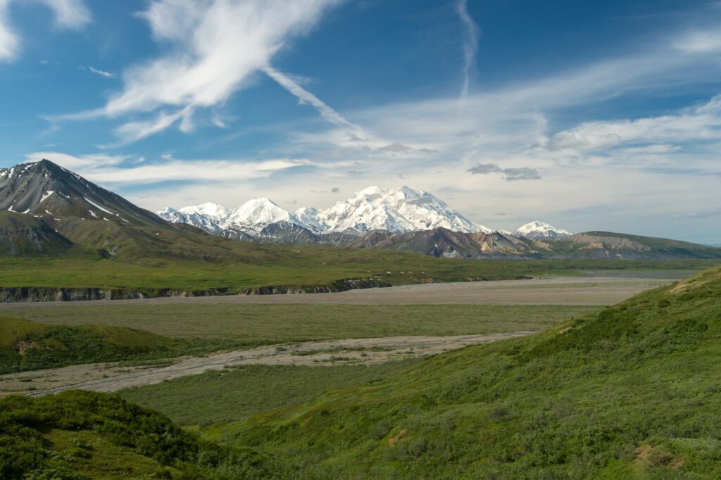 Paysage d'Alaska Mont Denali