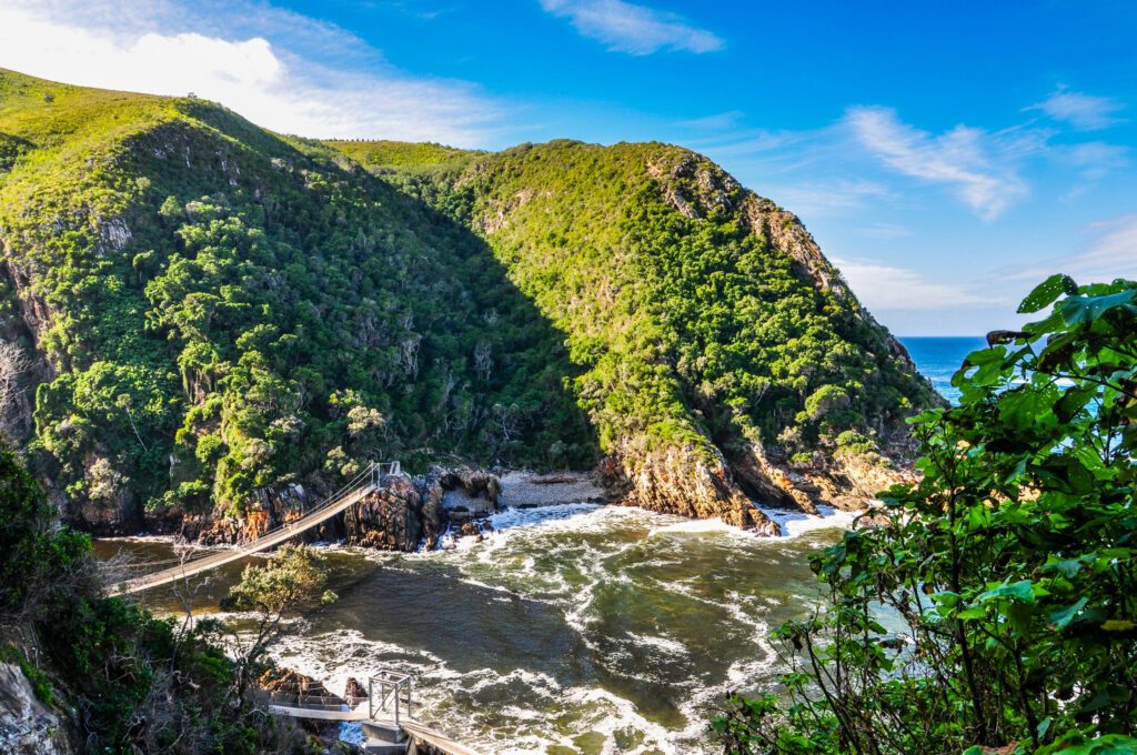 Hängebrücke Tsitsikamma Nationalpark; Südafrika