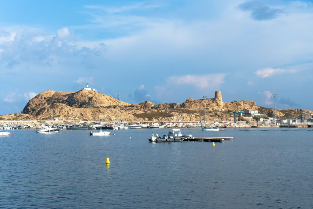 Port de plaisance de 'Île-Rousse, corse