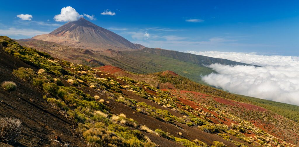 Le volcan Teide aux îles Canaries