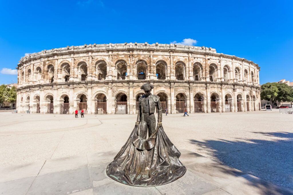 arènes de Nîmes, Gard, Occitanie, France