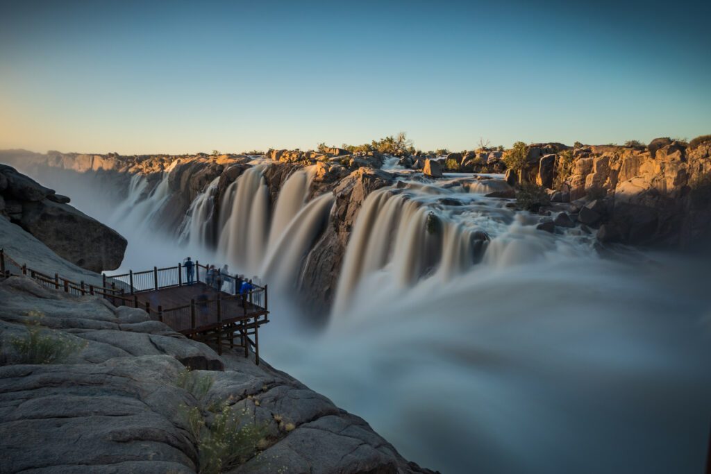 Les chutes de Augrabies en Afrique du sud