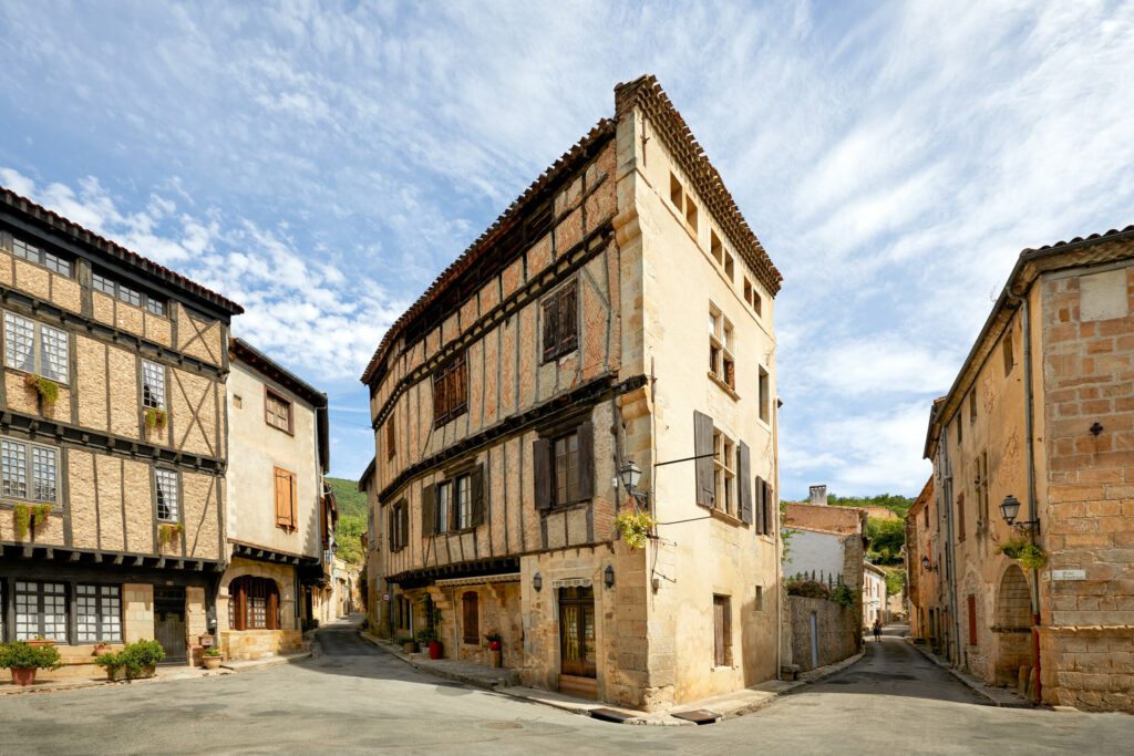 Medieval Houses, Alet-Les-Bains, Southern France