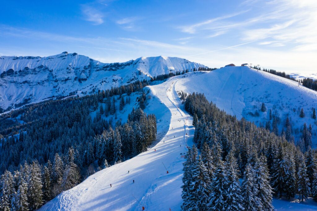 Les pistes de ski de Megève
