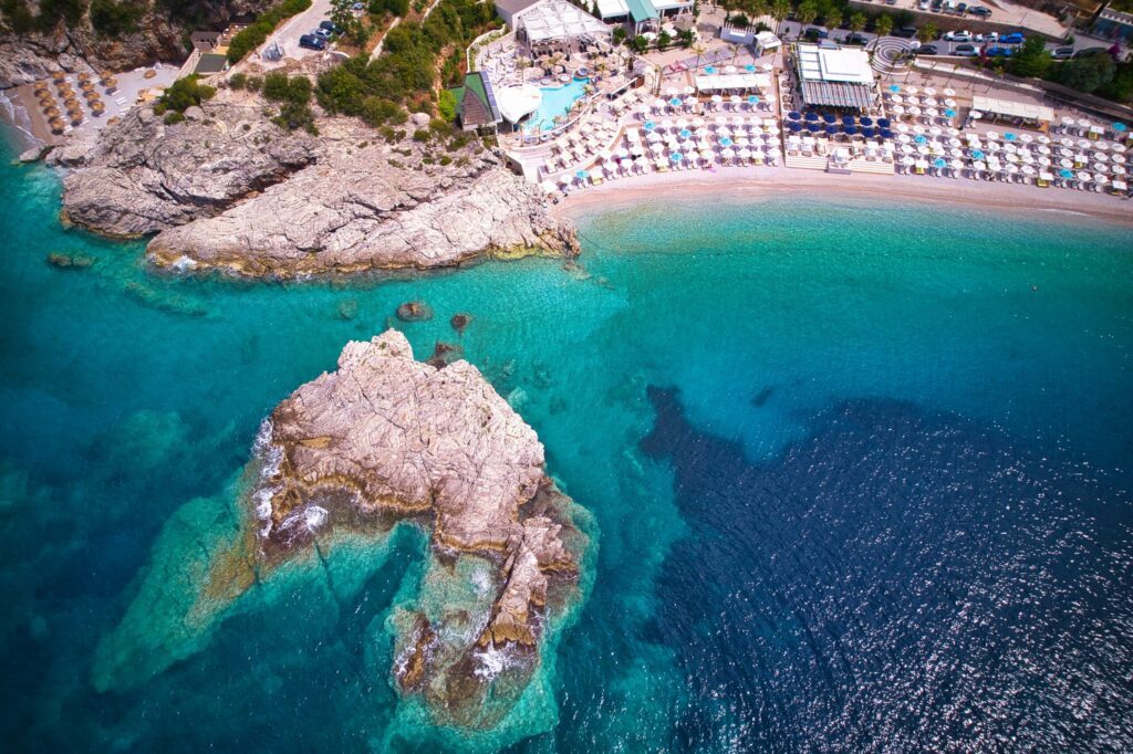 Les plages privées en Albanie