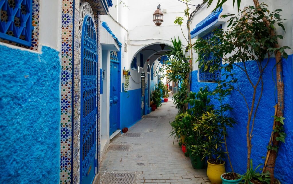 Les ruelles de la ville de Tanger