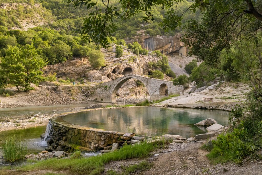 Benja Thermal Baths in Permet, Albania