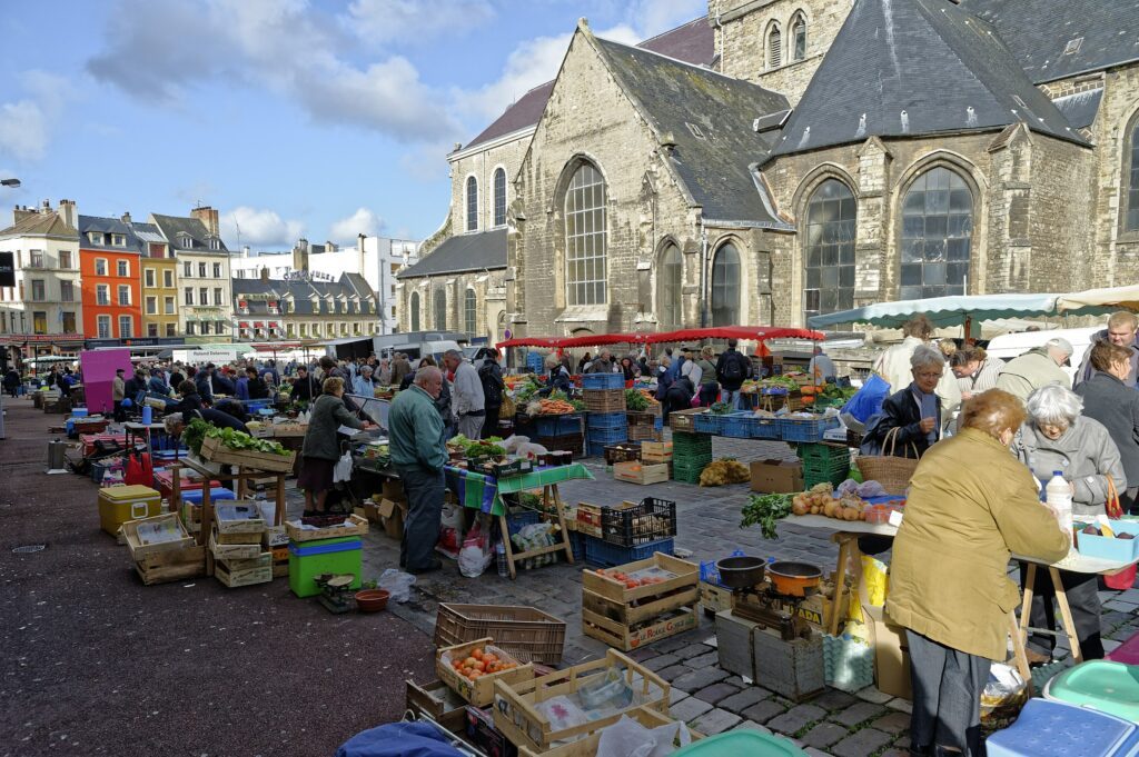 Le marché de Boulogne-sur-Mer