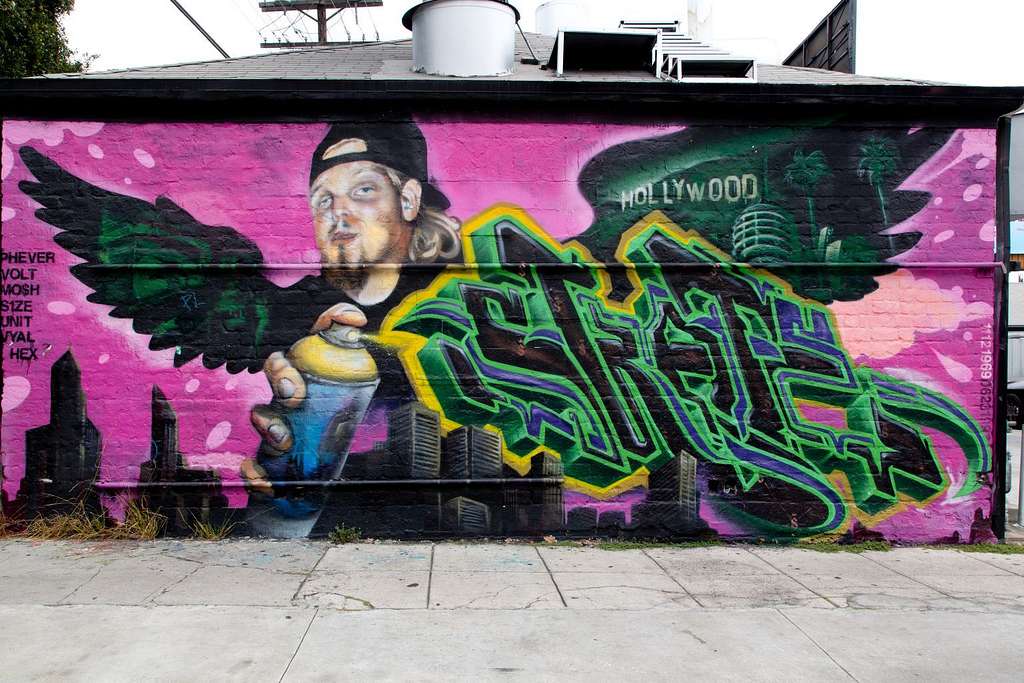 Melrose Avenue et ses graffitis