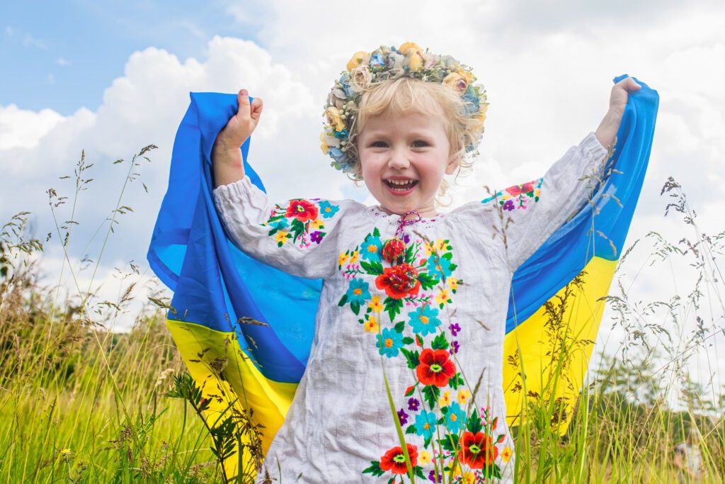 Petite fille ukrainienne