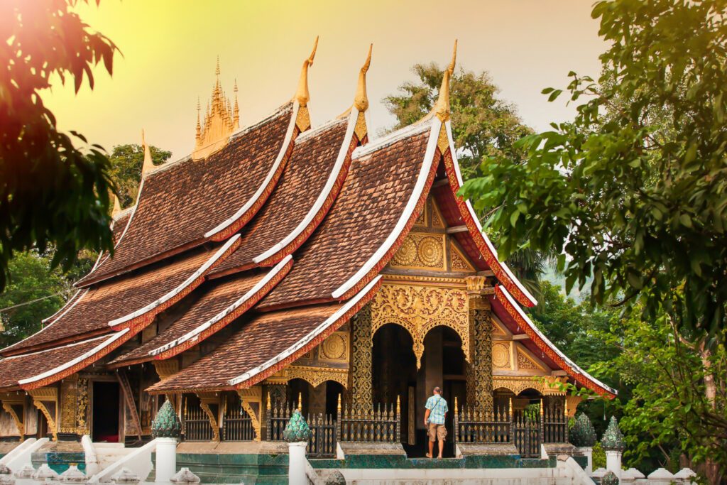 Ancient buddhist temple of Wat Xieng Thong.