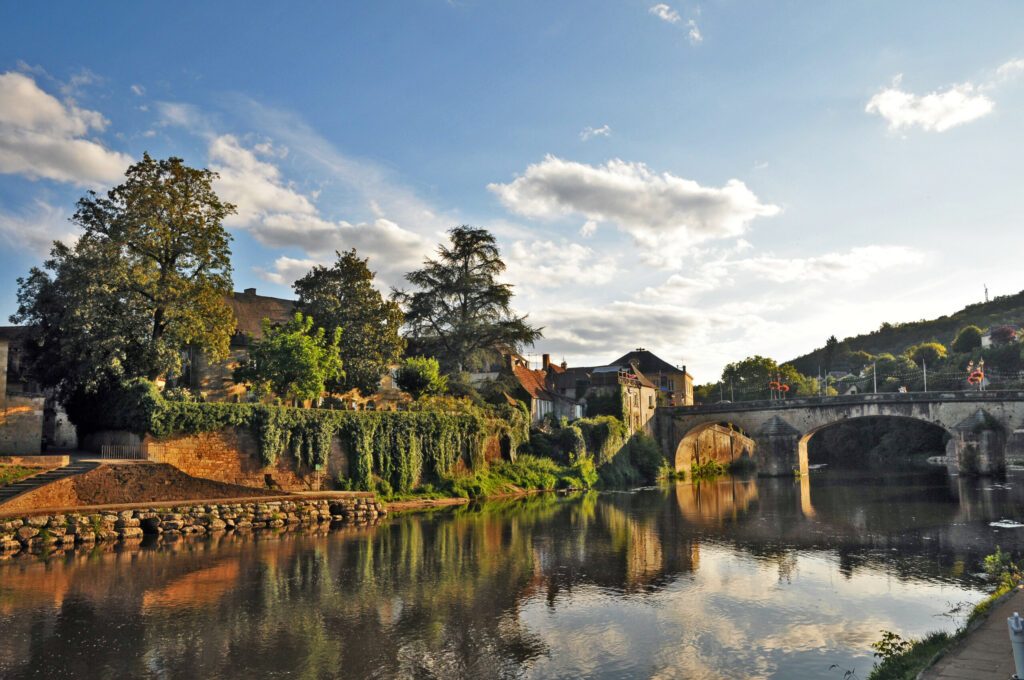 La Vezere a Montignac, Aquitania - Francia