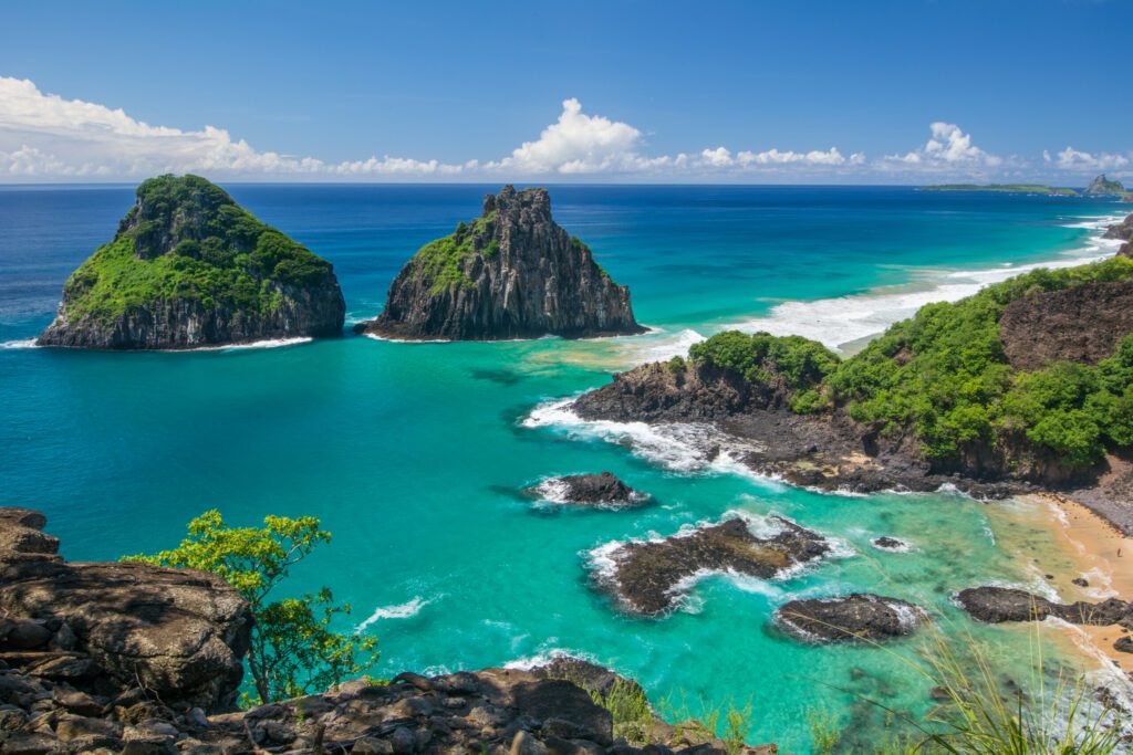 Panoramic View of Paradaise Called Fernando de Noronha