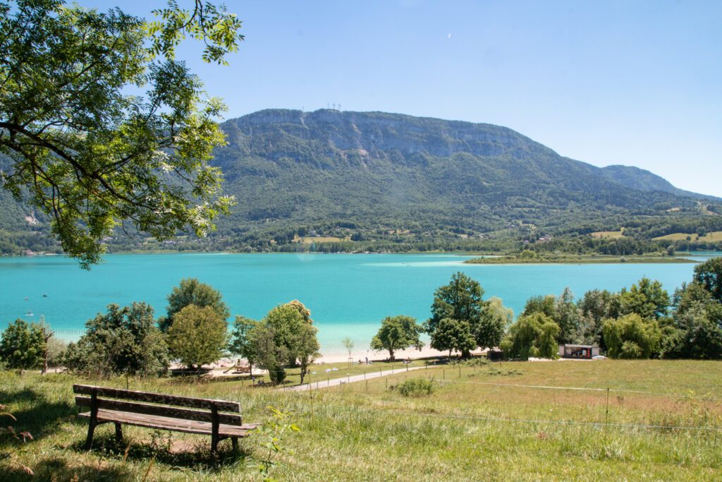 Plage du Sougey, lac d'Aiguebelette