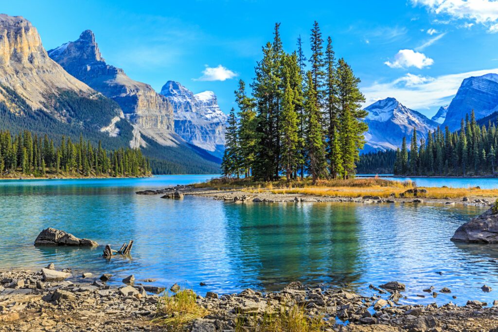 Le lac Maligne, Canada