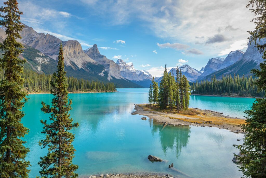 Le magnifique paysage du parc national de Jasper au Canada