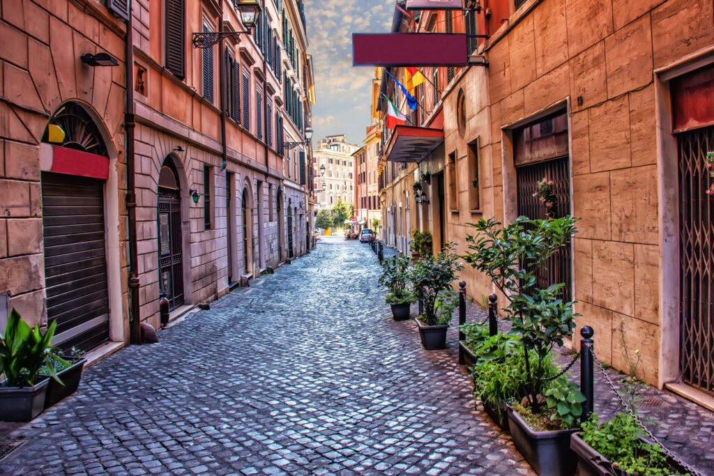 Le quartier du Monti, Rome