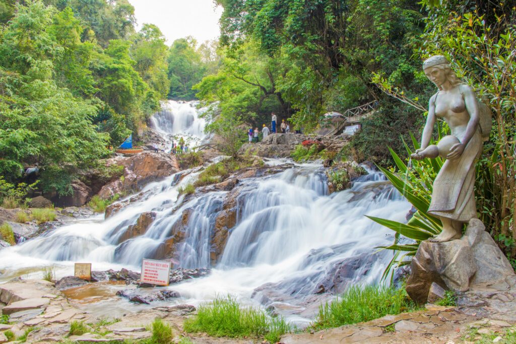 Datanla waterfall in Da Lat city (Dalat), Vietnam