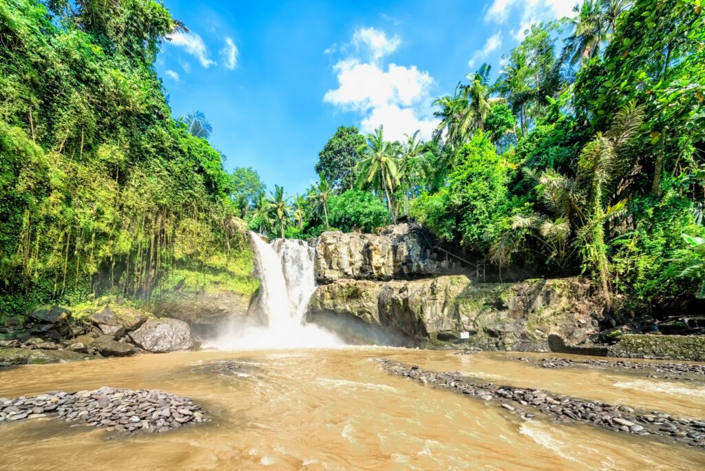 Tegenungan waterfall in Bali, Indonesia