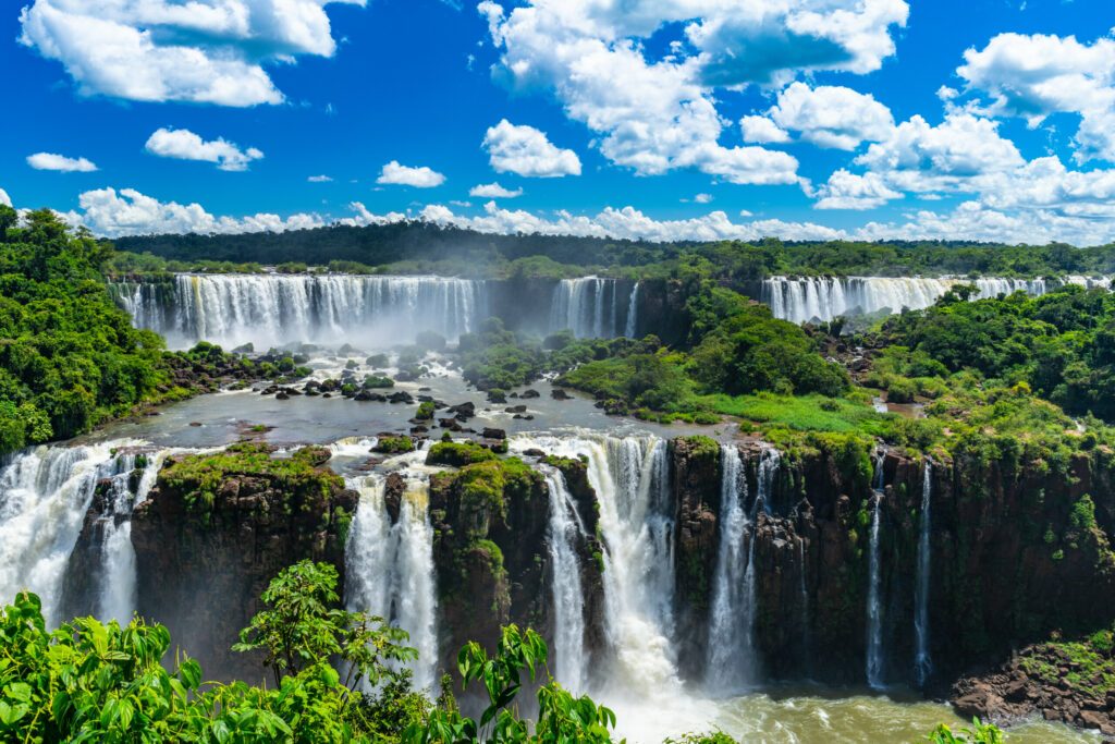 iguazu falls national park in brazil